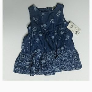 Baby oshkosh bgosh soft denim like jean dress